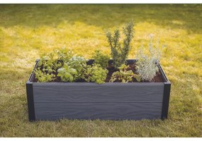 Keter Podwyższona rabata szary, 106 x 32 x 50 cm