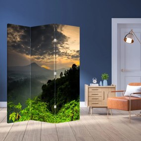 Parawan - Zielony krajobraz górski (126x170 cm)