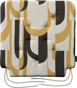 Poduszka na krzesło Olek kolor wielokolorowy tkanina strukturalna, wzorzysta
