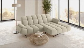 Elegancki narożnik MORENO S z funkcją w tkaninie ARAGON 03 WERSAL