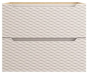 Szafka pod umywalkę OCEAN BEIGE 82-70-2S 70cm dąb olejowany/beżowa COMAD