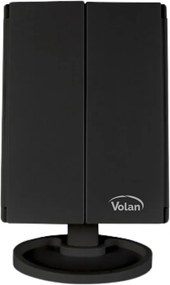 Lusterko Do MAKIJAŻU Powiększające 3X Kosmetyczne PODŚWIETLANE LED | VOLAN