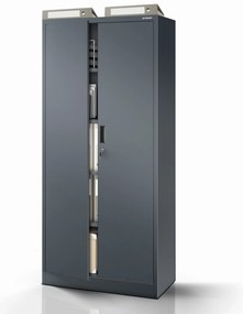 Szafa JAN Compact 1750 x 800 x 400 mm, antracytowa