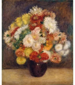 Reprodukcja obrazu Auguste’a Renoira - Bouquet of Chrysanthemums, 55x70 cm