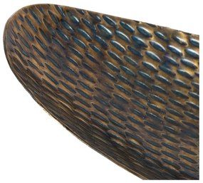 Metalowa taca dekoracyjna 48x16 cm Bronze – Ixia