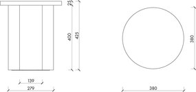 Zielony stołek Oly – noo.ma