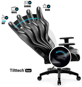 Fotel gamingowy czarny Diablo X-One 2.0 Normal Size