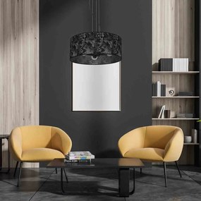 Lampa Sufitowa Wisząca srebrna SATINO SILVER 3xE27