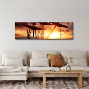 Obraz - Starożytny statek piracki (170x50 cm)