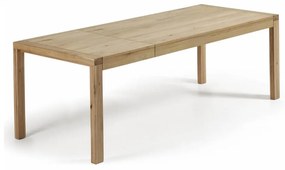 Rozkładany stół z dodatkowym blatem w dekorze dębu 100x200 cm Briva – Kave Home