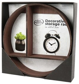 Dekoracyjna półka ścienna ACCENTS 37 cm - różne kolory Kolor: Ciemnobrązowy