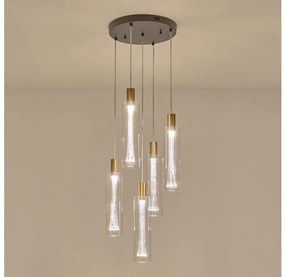 LED Żyrandol na lince LED/38W/230V 3000K