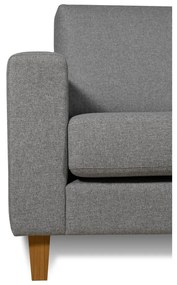 Jasnoszara sofa 217 cm Focus – Scandic