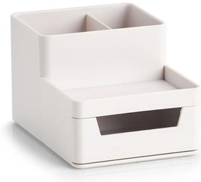 Organizer na biurko z plastiku, 11,2 x 15,5 x 9,5 cm