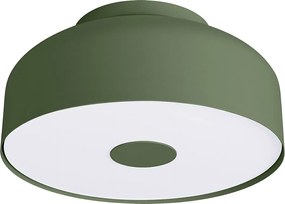 Lampa Sufitowa Nowoczesny Omiq, Stal/Pvc - 4 Źródło - L.30 X H.15 Cm - Zielony Oliwkowy