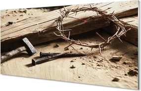 Szklany Panel Atrybuty Męki Pańskiej