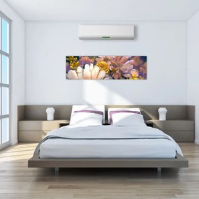 Obraz kwiatów (170x50 cm)