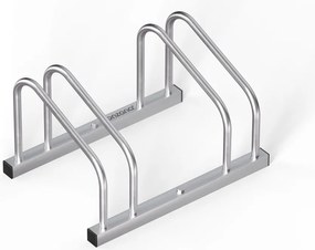 Stojak na 2 rowery BIKE, 50x32x27cm, srebrna Jurhan