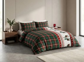 PrzytulneMieszkanie.pl PrzytulneMieszkanie.pl Flanelowa pościel FJORDEN zielona Rozmiar pościeli: 70 x 90 cm | 140 x 200 cm