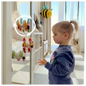Woopie baby spinner zabawka sensoryczna pszczoła kurczak królik wymienne 3 szt.