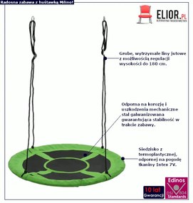 Zielone bocianie gniazdo dla dzieci Z1-P77