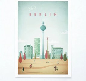 Plakat Travelposter Berlin, 50 x 70 cm