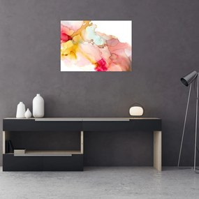 Obraz - Atramentowa abstrakcja (70x50 cm)