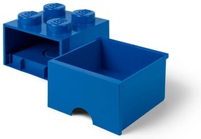 Niebieski pojemnik z szufladą LEGO®