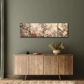 Obraz - Obraz ptaka w stylu vintage (170x50 cm)