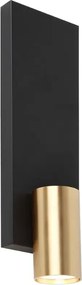 Czarno-złoty kinkiet - 8X K408 K5-M71
