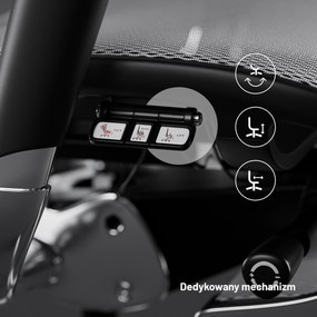 Fotel ergonomiczny Diablo V-Master, czarno-biały