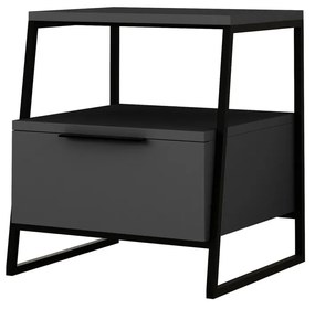 Stolik nocny Pal Anthracite