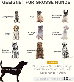 PawHut Lezak dla psow na zewnatrz sofa dla zwierzat miejsce do spania wygodne i trwale szare i czarne | Aosom PL