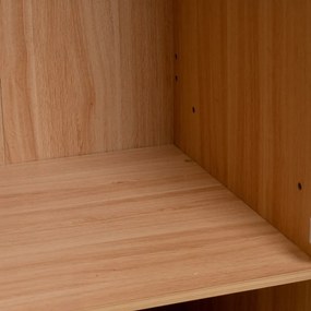 Szafa otwarta w naturalnym kolorze 100x190x48 cm Armarios – Casa Selección