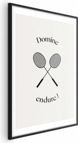 Plakat Rakiety do badmintona 60x90 cm z ramą czarną z marginesem ARTGEIST B