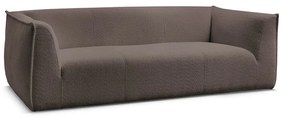 Brązowa sofa z materiału bouclé 242 cm Giorgia – Bobochic Paris