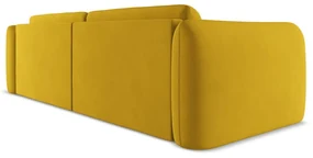 Żółta sofa 210 cm Hoku – Makamii