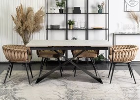 Rozkładany stół Otino z ceramicznym blatem – nowoczesny stół 160–240 cm