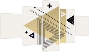 Obraz - Kształty geometryczne N⁰4 (125x70 cm)