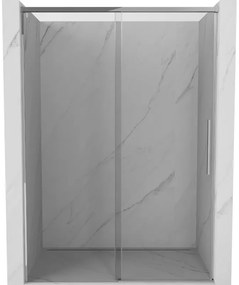 Mexen Rox drzwi prysznicowe rozsuwane 140 cm, transparent, chrom - 8C2-140-000-01-00