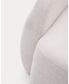 Kremowa rozkładana sofa z tkaniny szenilowej 225 cm Laira – Kave Home