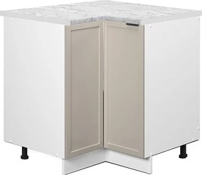 Szafka narożna greybeige 80.5x60x82 fame-line