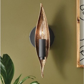 Quintiesse QN-WILLOW1-CBK - Kinkiet WILLOW 1xE14/40W/230V złoto/czarny