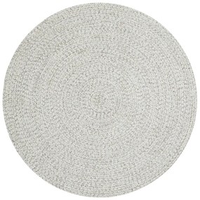 Białobeżowy okrągły dywan odpowiedni na zewnątrz ø 150 cm – NORTHRUGS