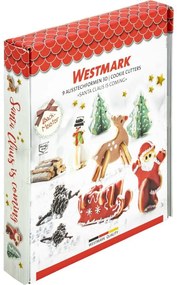 Westmark Zestaw foremek 3D Santa Claus is comming, 9 szt.