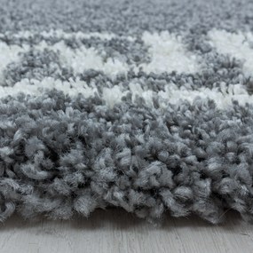 Dywam shaggy Hera klasyczny szary 60 cm x 110 cm