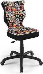 Obrotowe krzesło do biurka Petit Black rozmiar 6 (159-188 cm) wzory