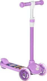 AIYAPLAY hulajnoga dziecięca, koła LED, płynna jazda, regulowana wysokość, tworzywo sztuczne, stal, fioletowy