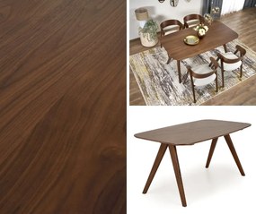 Nierozkładany stół z fornirowanym blatem Miguel Halmar