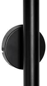 Kinkiet / Lampa scienna Art Deco czarny 2-punktowy - Tubi ArtDeco Oswietlenie wewnetrzne